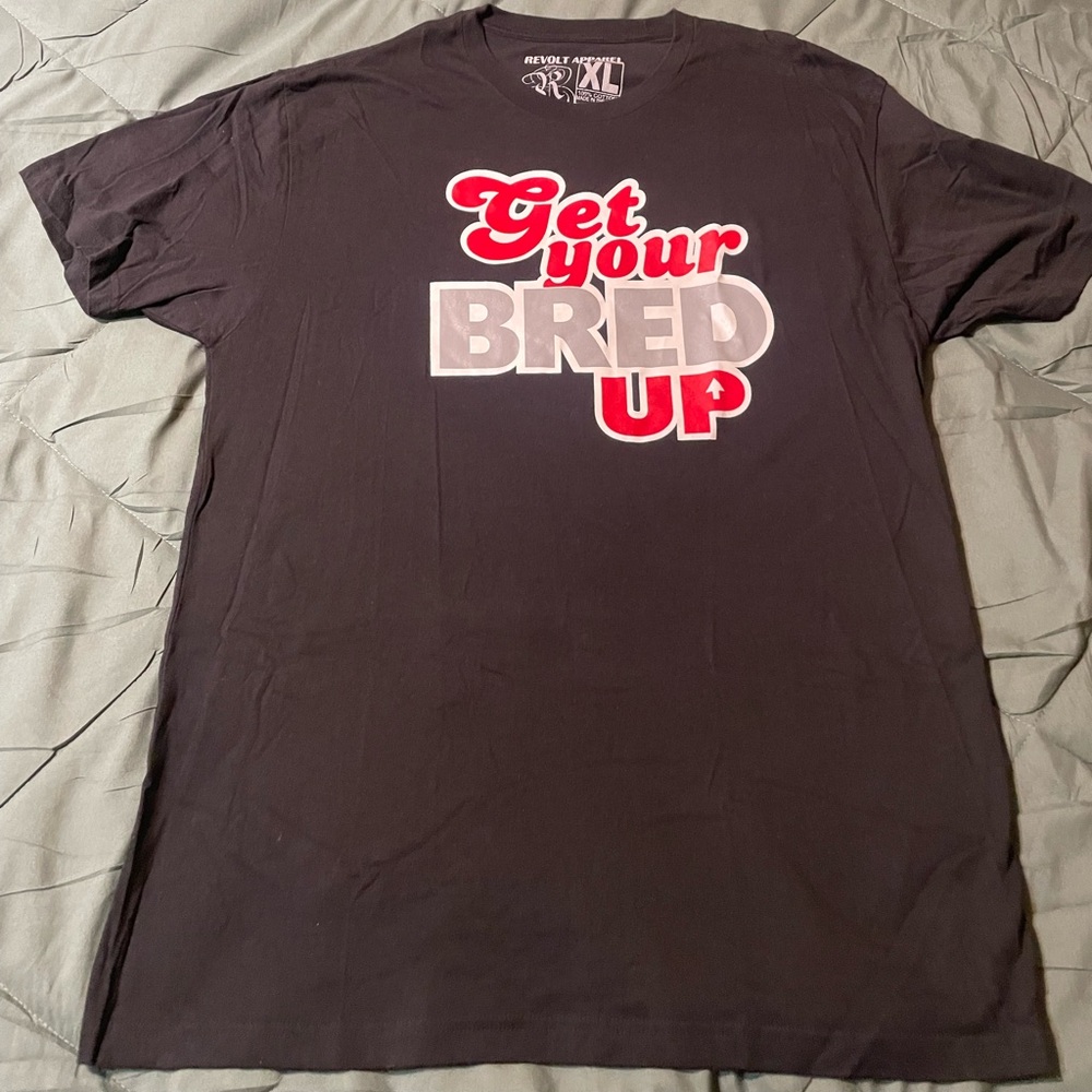 “Jordan 11 BRED” Revolt Apparel T-shirt XL EUC